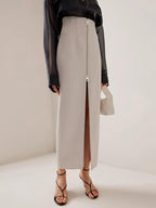 O'Reilly חצאית בשילוב רוכסן