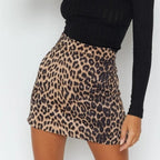 Micah חצאית מיני בהדפס מנומר