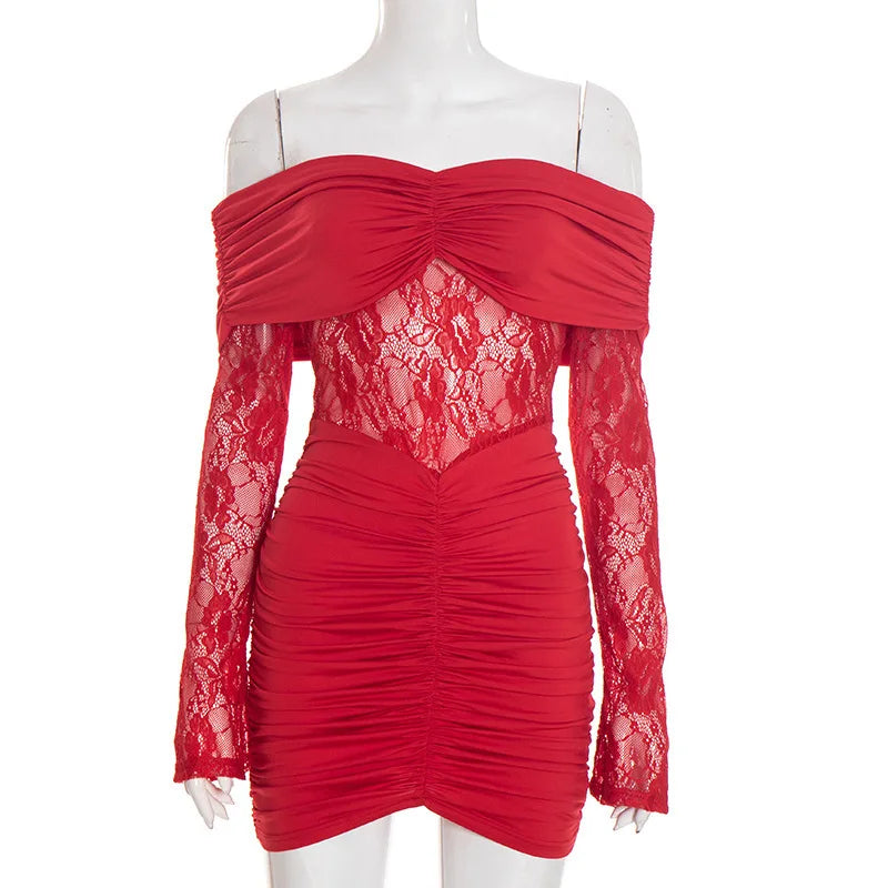 שמלת מיני חורפית - דגם  מיילי