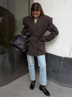 מעיל מחויט - דגם ונסה