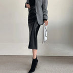 Berry חצאית דמוי עור