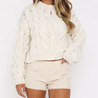 Tyler קרדיגן סרוג עבה עם כפתורים