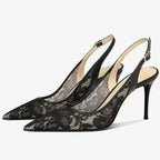 Fuller נעלי עקב תחרה