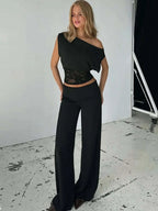 חולצה כתף חשופה - דגם אנה