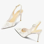 Fuller נעלי עקב תחרה