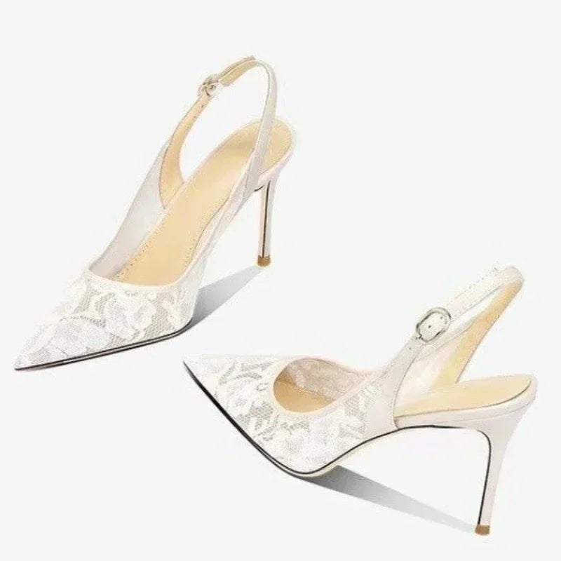 Fuller נעלי עקב תחרה