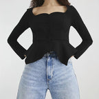 Jana חולצה אלגנטית עם כפתורים