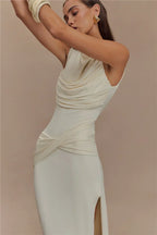 שמלת מקסי דגם ורד