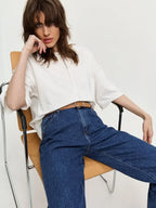 Jana טי שירט אוברסייז כותנה