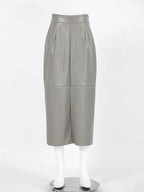 Nellie חצאית דמוי עור